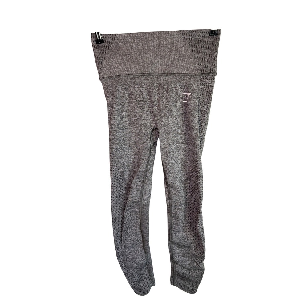 Gymshark Adapt Ombre Seamless Leggings Grey Marl Womens Size S Workout Fitness